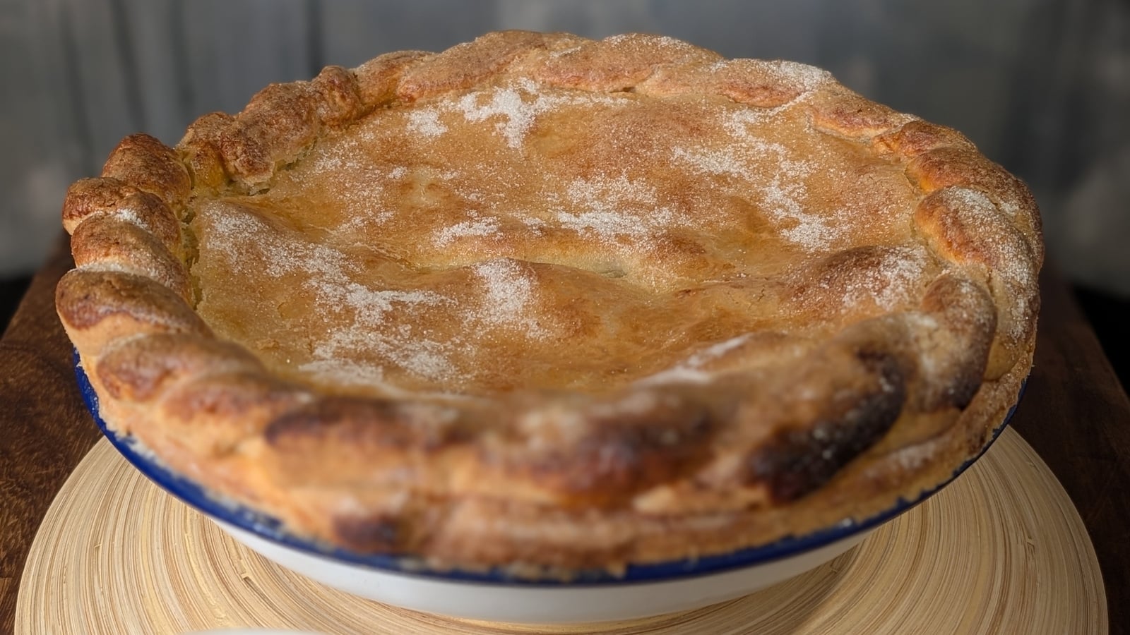 Jabolčna pita Shanea Smitha in vanilijev puding