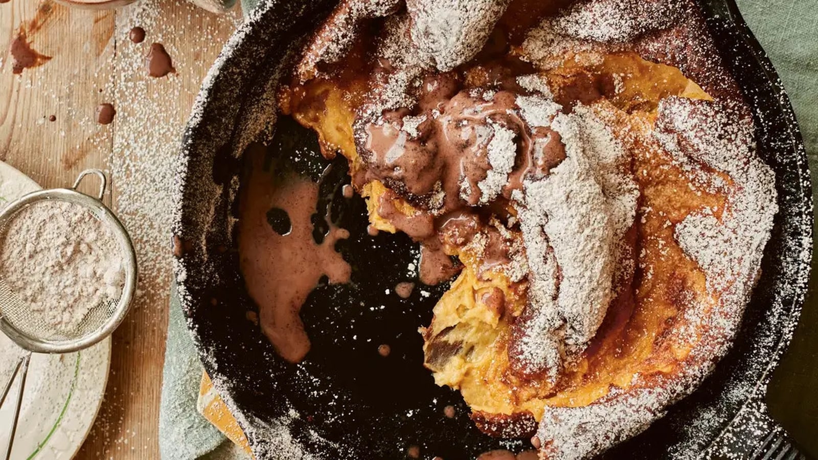 Georgine Haydenin recept za churroje in Dutch Baby palačinko