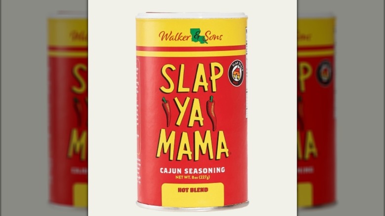 Tub of Slap Ya Mama Cajun Seasoning