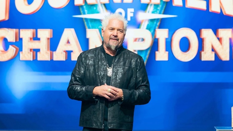 Guy Fieri on the set of Tournament of Champions