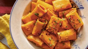 Recept Riharda Makina za testenine z pečenimi korenčki