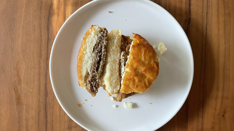 Country Fried Biscuit on a plate