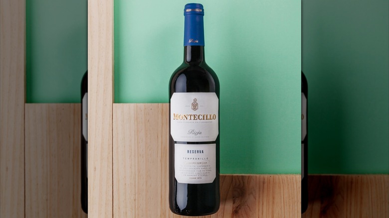 bottle of red wine