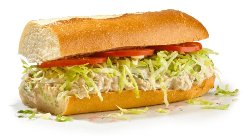 Jersey Mike's tuna fish sandwich from the menu