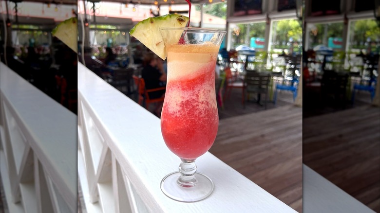 A cocktail at a Bahama Breeze location