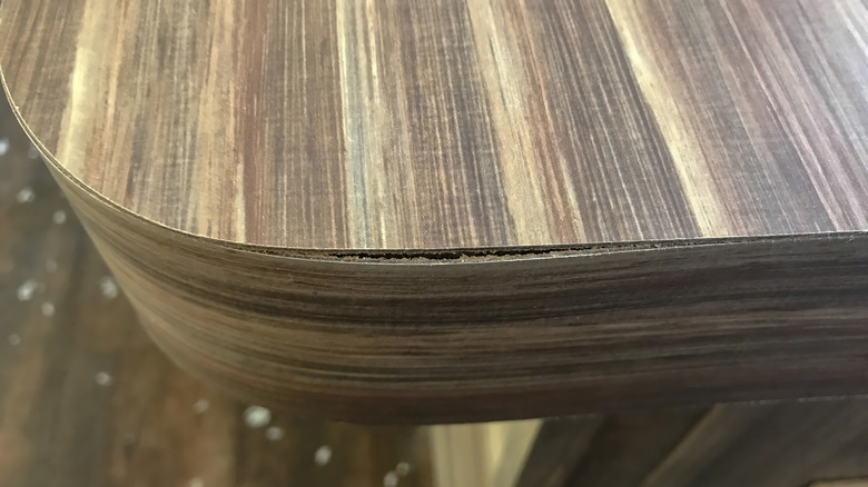 Damaged laminate countertop