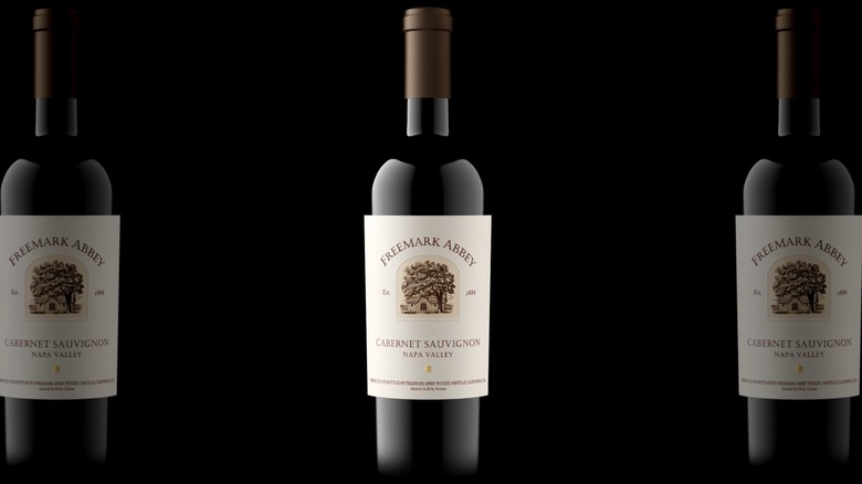 Bottle of Freemark Abbey Napa Valley Cabernet Sauvignon